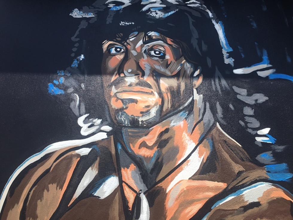 Check Out the New Rambo Mural in Lawton