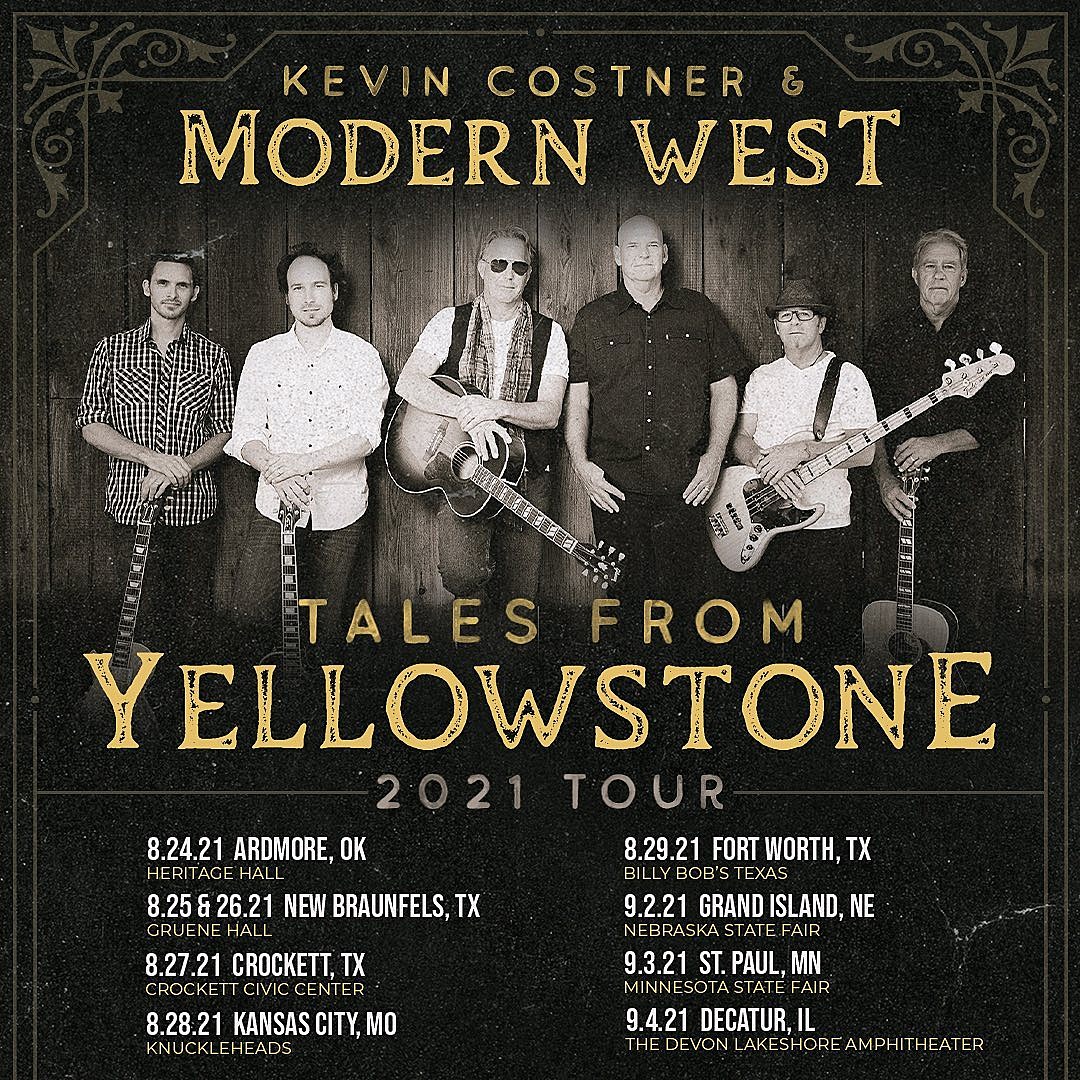 Kevin Costner and Modern West are Coming to Ardmore, OK. to the H