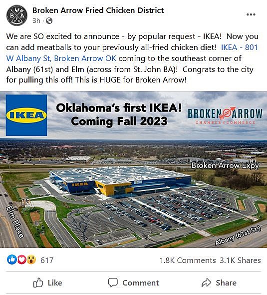 Have You Heard Ikea is Coming to Broken Arrow, Oklahoma Next Year