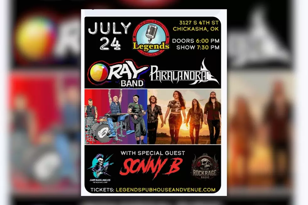 Win Tickets To See ORAY Band and PARALANDRA At Legends Pub In Chickasha