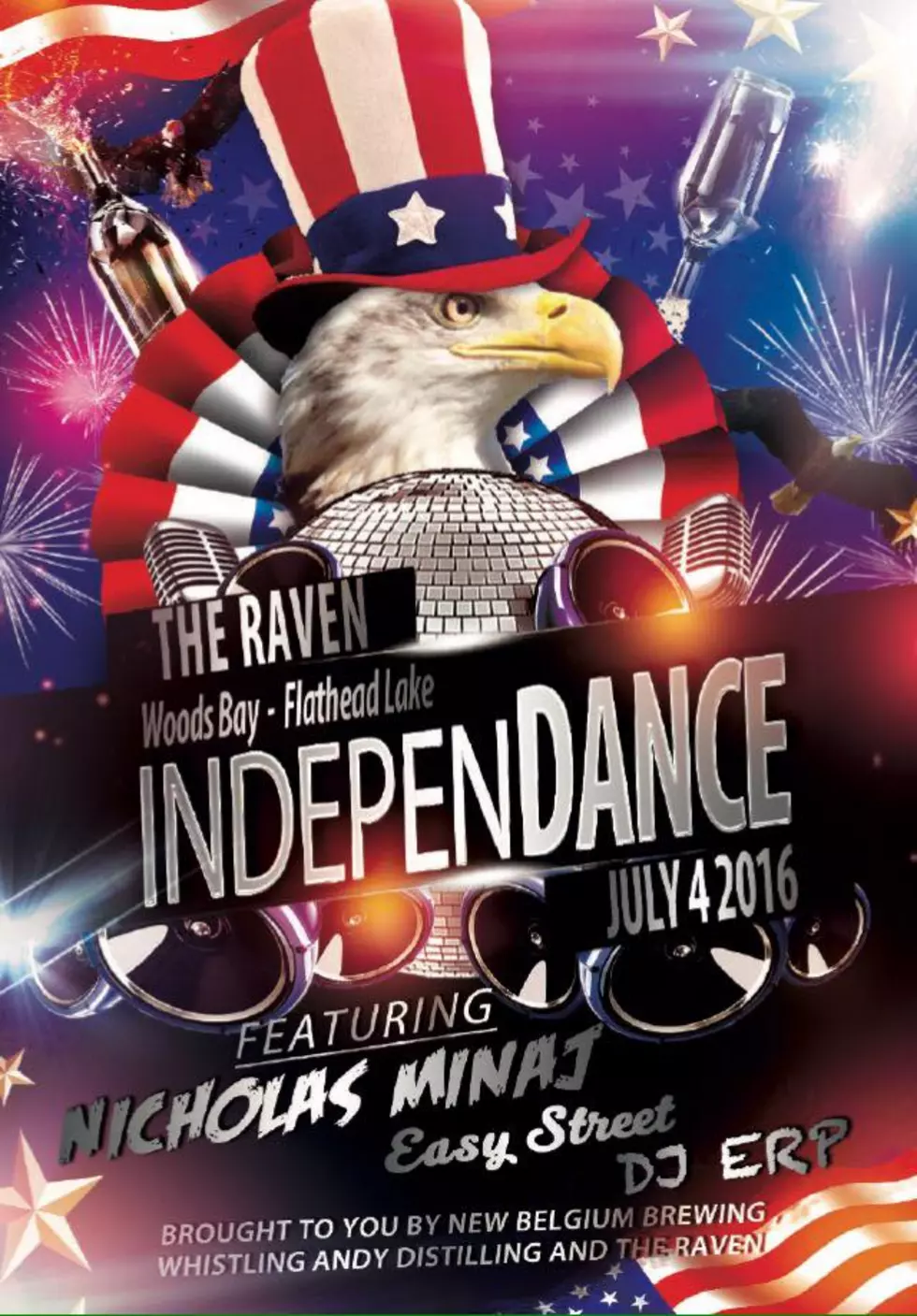 Party on Flathead for July 4th – IndepenDANCE at The Raven