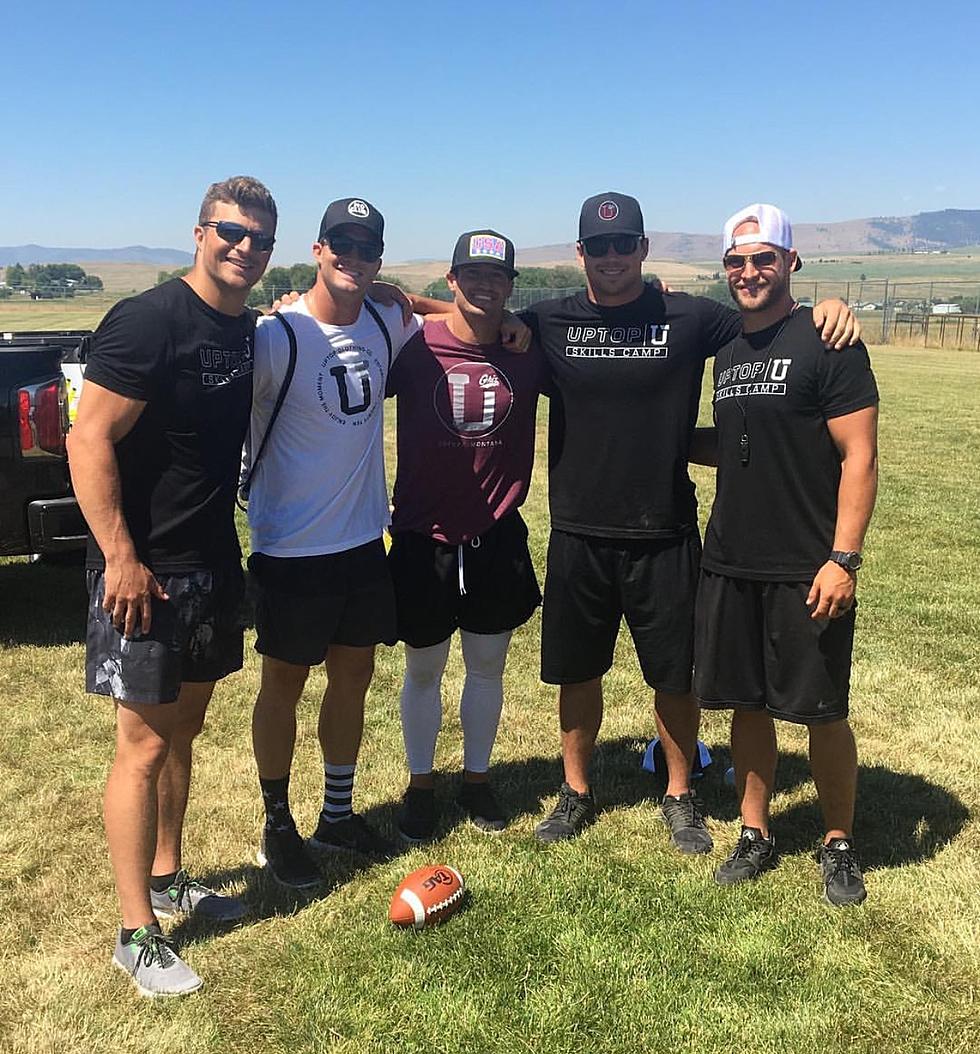 Montana Football Royalty Showed Up For UpTop Clothing Co. Skills Camp