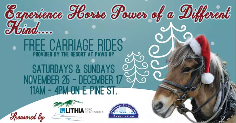 FREE Carriage Rides In Downtown Missoula