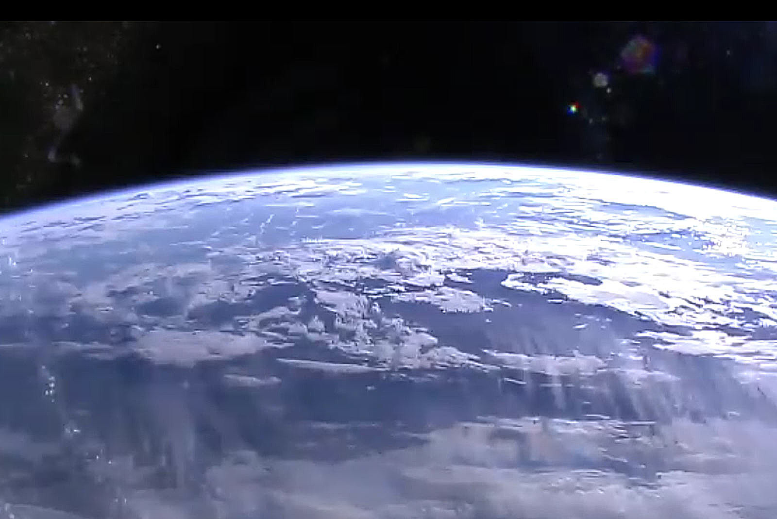 earth view from space station