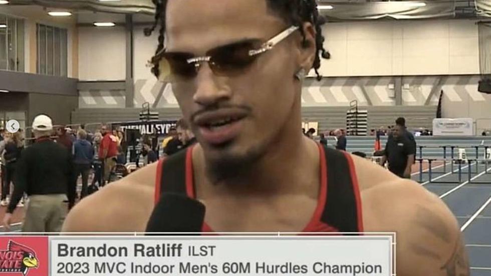 Illinois State Hurdler Repping Michigan With Cartier Buff Sunglasses