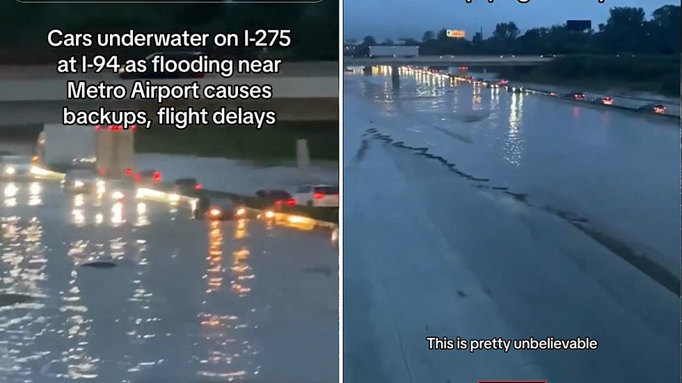 Sunken Motor City: Thunderstorm Leaves Detroit Underwater