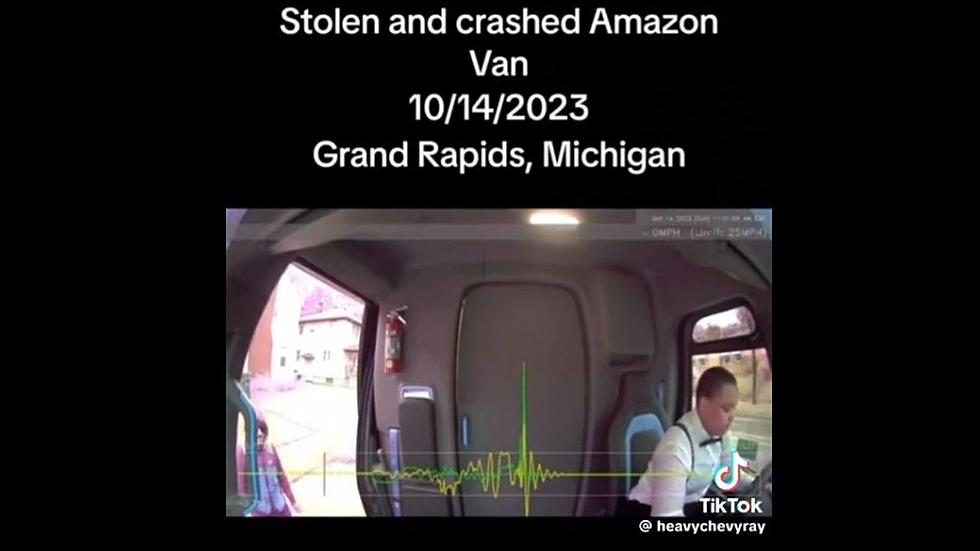 Grand Rapids Boy Steals and Crashes Amazon Delivery Van