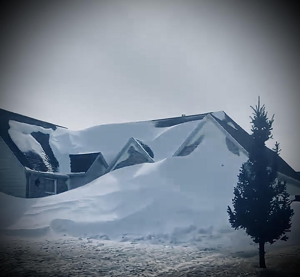 See the Insane Snow Drifts Wyoming Wind Created in Casper