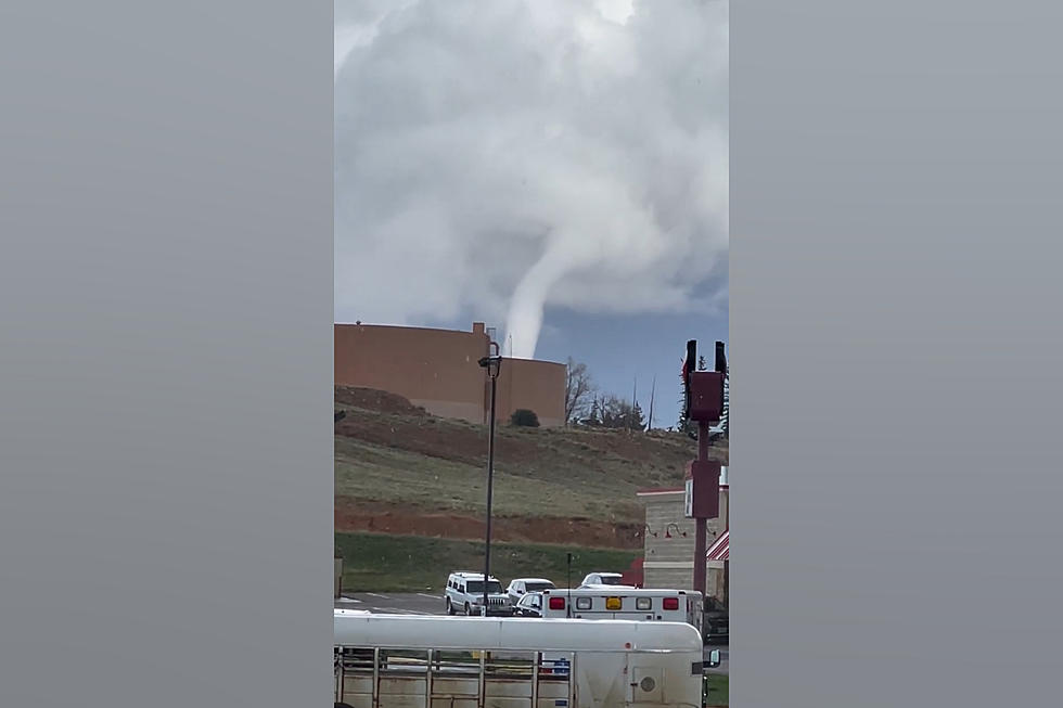 Watch a Puffy White Tornado Touch Down in Laramie, Wyoming