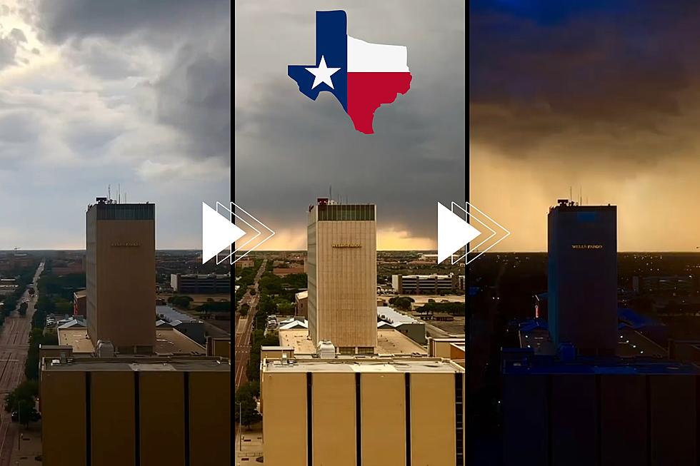 Video Shows Fast-Moving Storm from Top of Lubbock, Texas Building