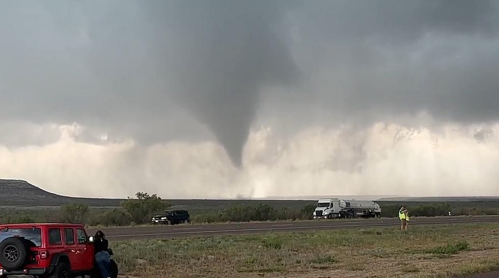 Watch West Texas Drivers Casually Cruise by a Violent Tornado