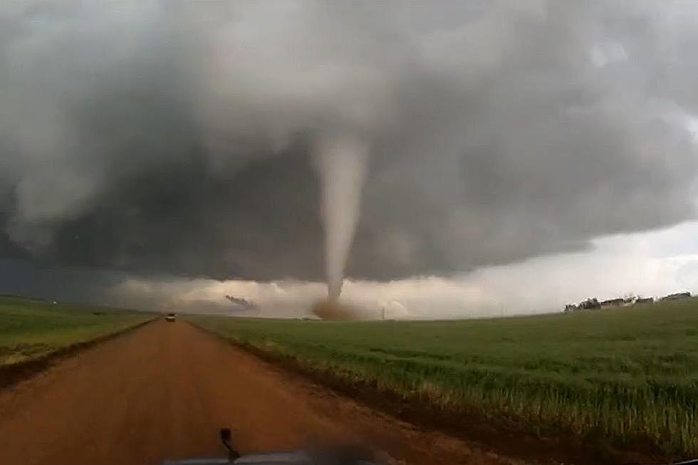 Texas Chasers Share Video of ‘Dusty Red Beauty’ Tornado Up Close