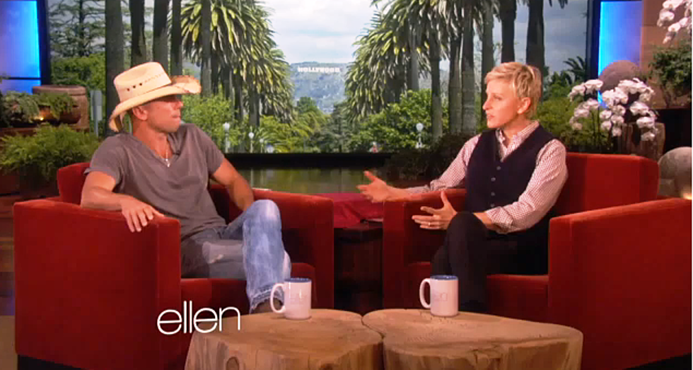 Chesney Plays Drinking Game With Ellen