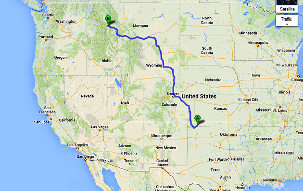 Football Road Trip Similar to Oklahoma to Montana Cattle Drives.