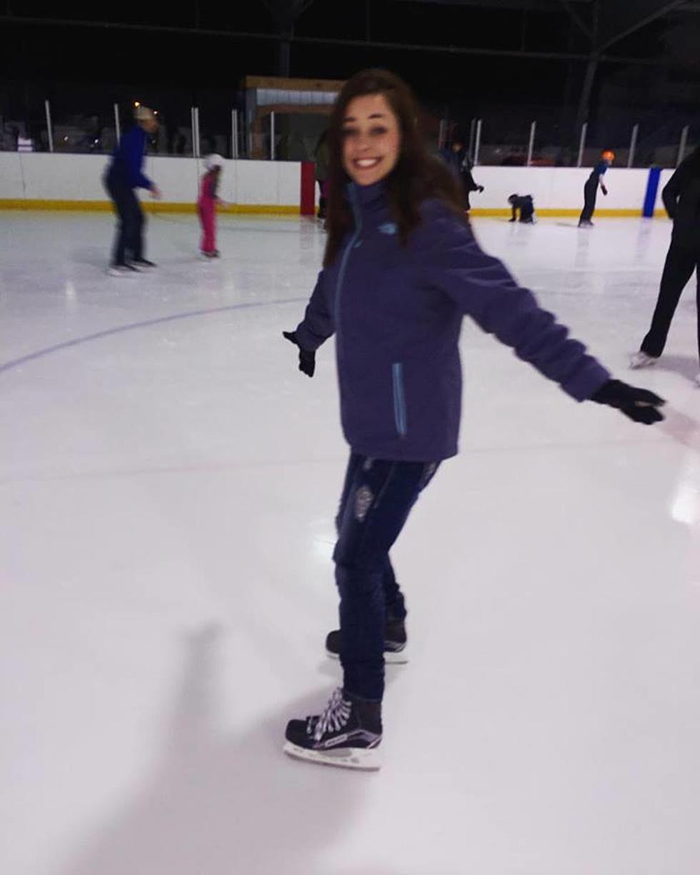 Breaking in New Hockey Skates at Glacier Ice Rink
