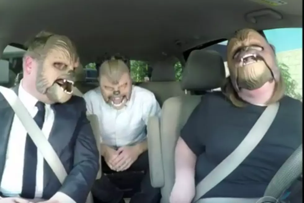 James Corden and Star Wars Director Visit Chewbacca Mask Lady [VIDEO]