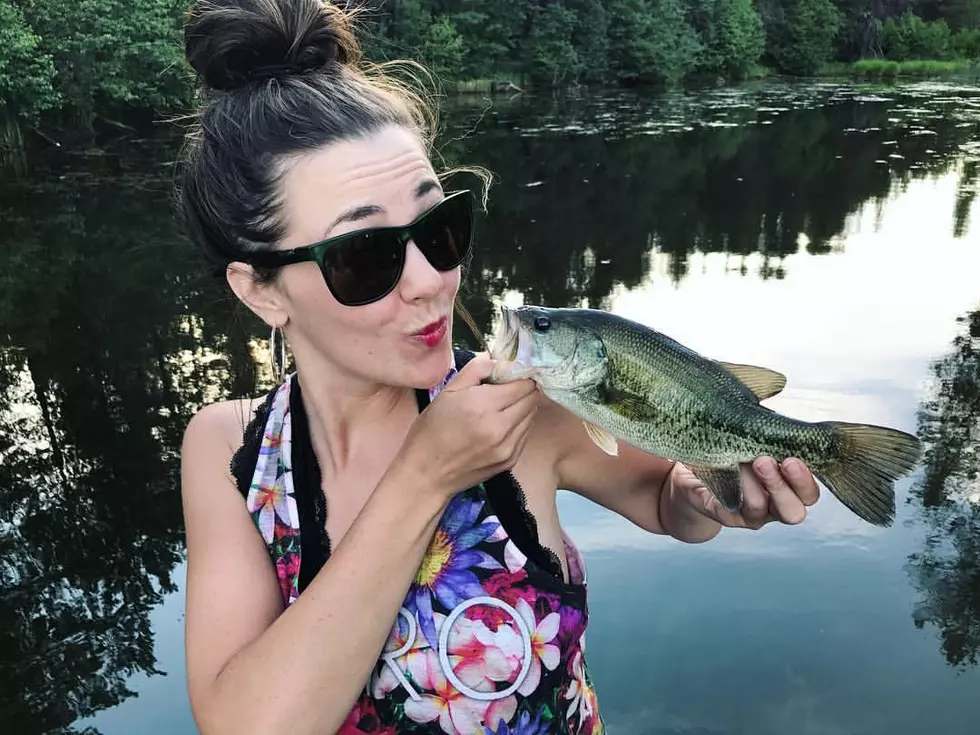 My First large AND Smallmouth Bass on a Fly Rod!