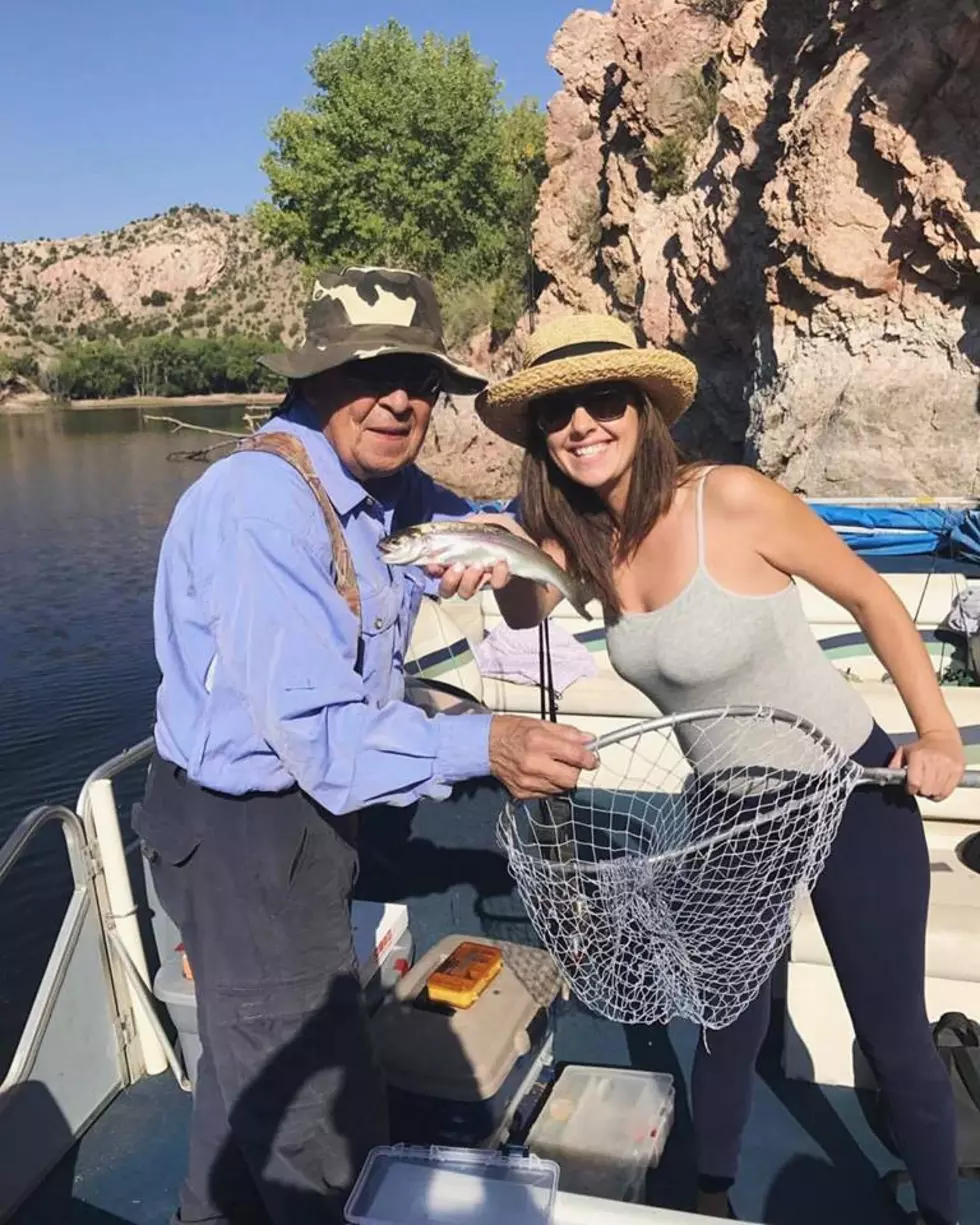 Fishing Santa Cruz Lake in New Mexico 