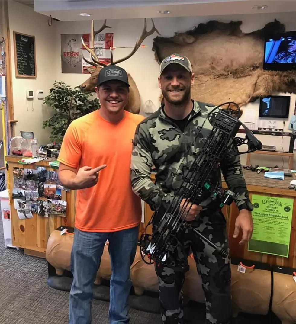 Chase Rice Hunting in Montana, Gets New Bow at Missoula Shop