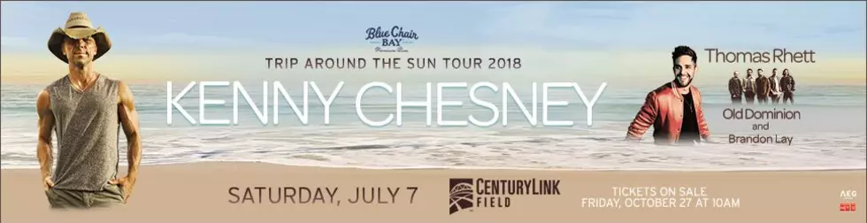 Kenny Chesney Playing Seattle, KYSS FM Giving Away Tickets!