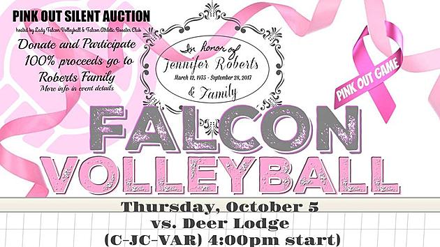Florence-Carlton &#8216;Pink Out&#8217; Volleyball Game