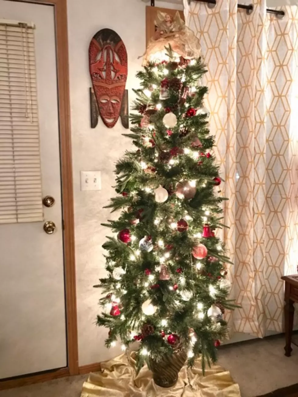 Decorated My Beautiful New Christmas Tree, Honoring My Grandmother