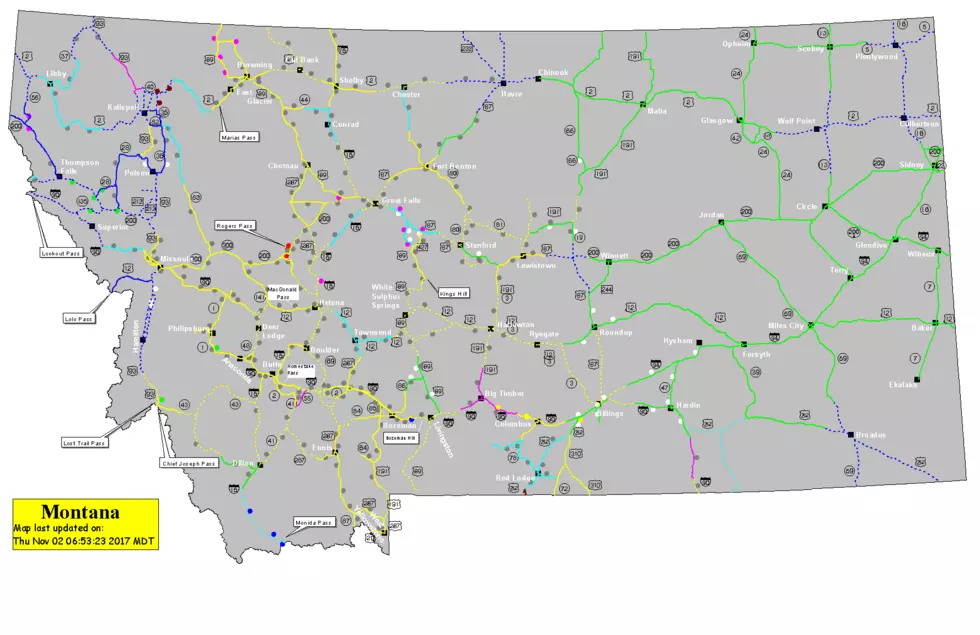 Montana Department of Transportation’s Tools for Road Conditions
