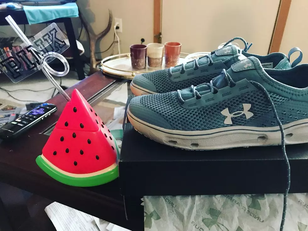 My Florida Travel Prep, Watermelon Drink Cups and Water Shoes