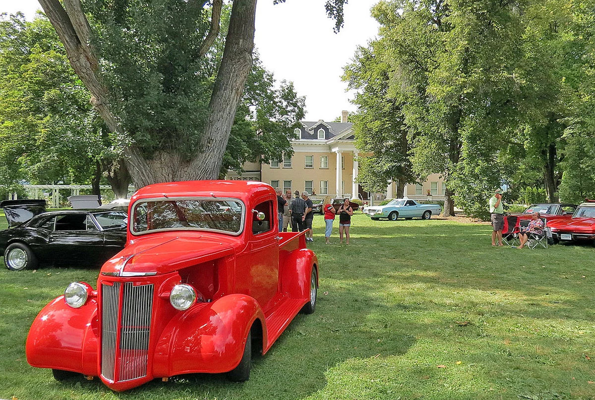 Over 90 Fancy Autos Were at Daly Mansion Saturday