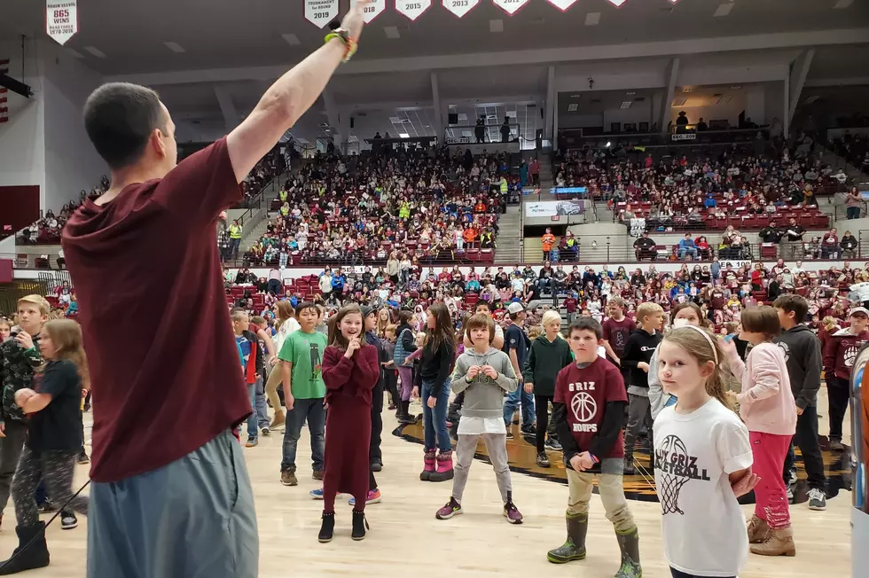 Kids Go Wild For Montana Lady Griz Basketball School Day Game