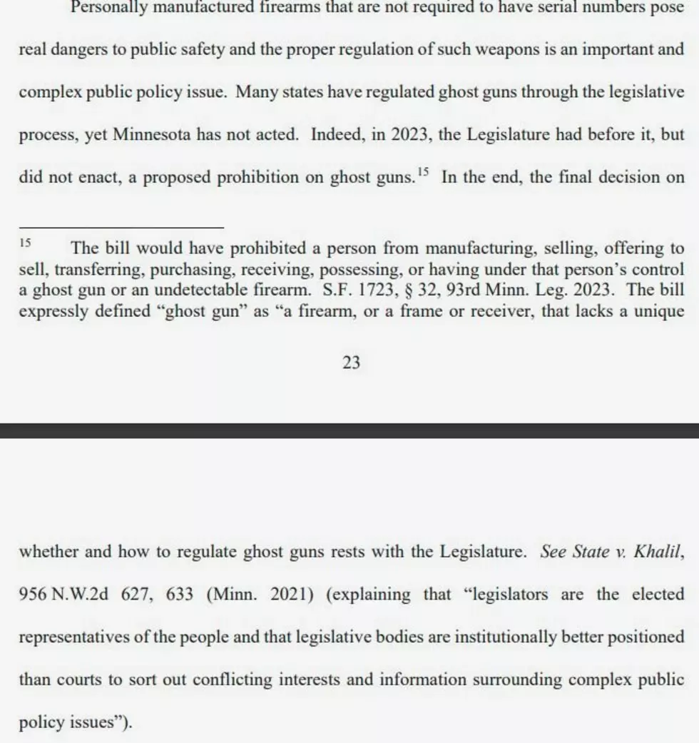 Minnesota Supreme Court ruling