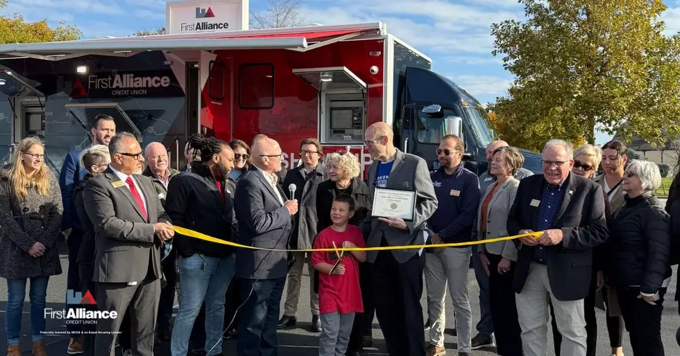 Ribbon cutting for FACU's new mobile branch (First Alliance Credit Union)
