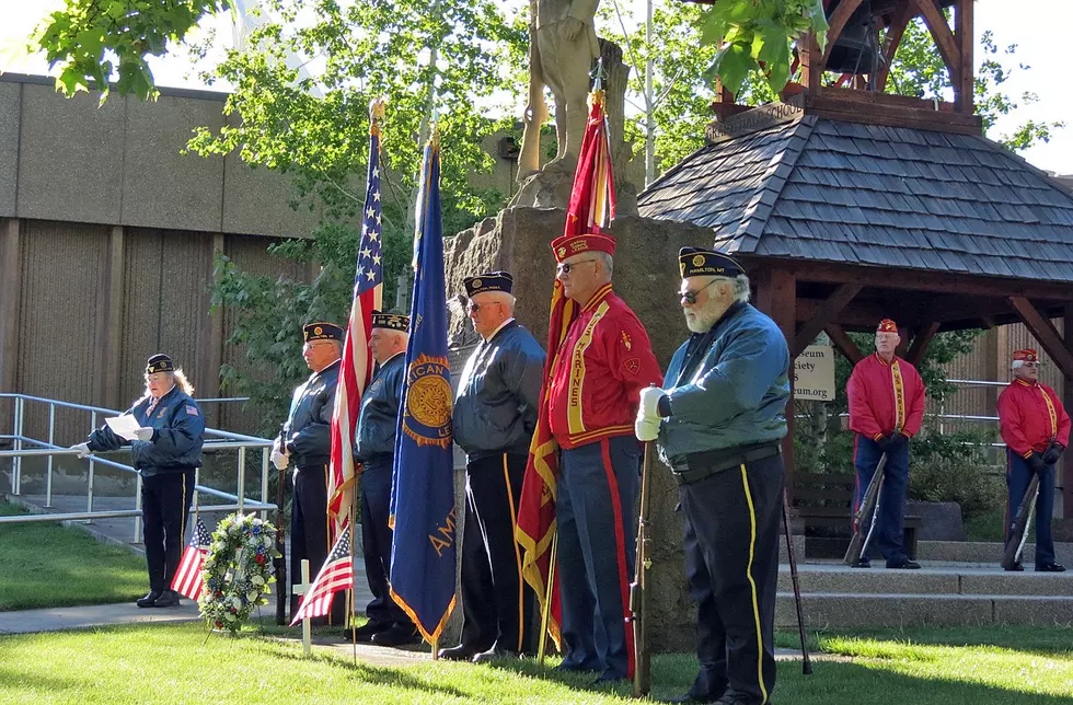 Hamilton American Legion Post 47 on Memorial Day