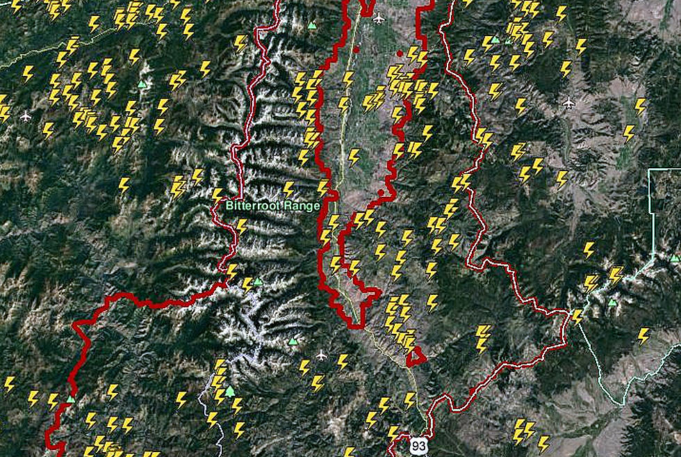 Five Lightning-Caused Forest Fires in Bitterroot