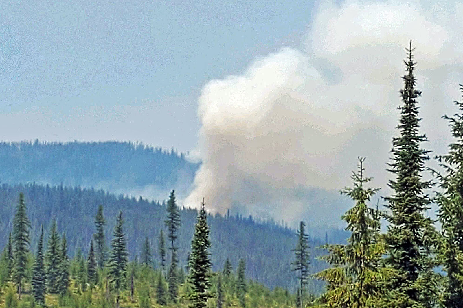 Hot Winds Push Montana Forest Fires