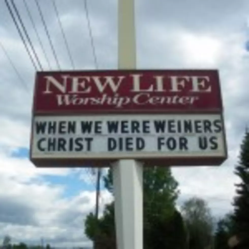 Church Sign Borrows From News Headlines..With A Smile