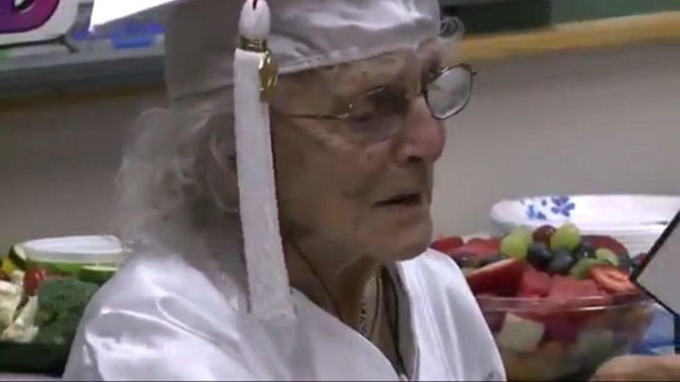 97-Year-Old Finally, Finally, Gets Her Diploma