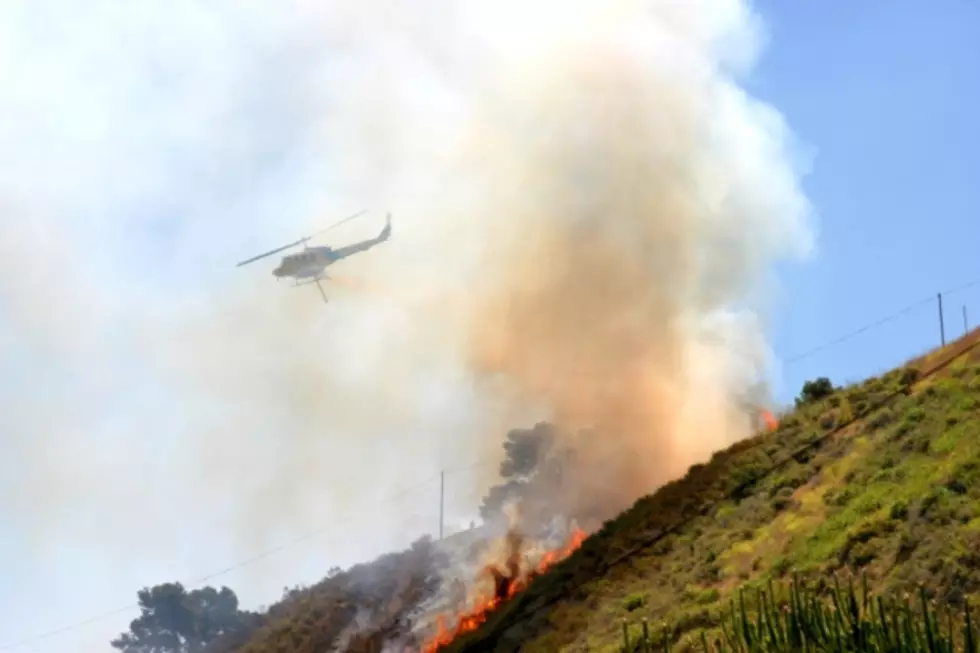 Helicopter Drops Retardant on Sawtooth Fire [AUDIO]