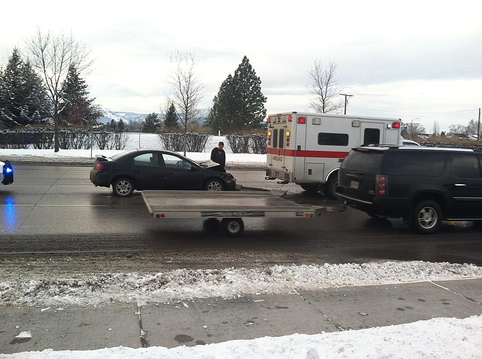 An Ambulance is Rear Ended on the Corner of Reserve and Dearborn Street in Missoula