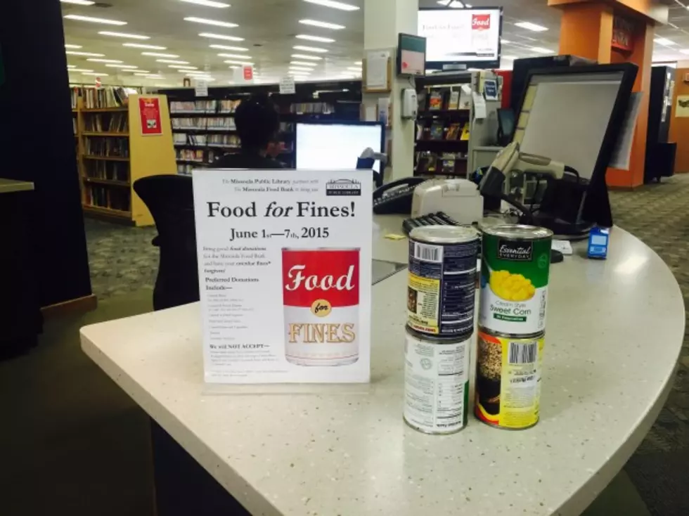 Missoula Library Forgives Fines in Exchange for Food Donations