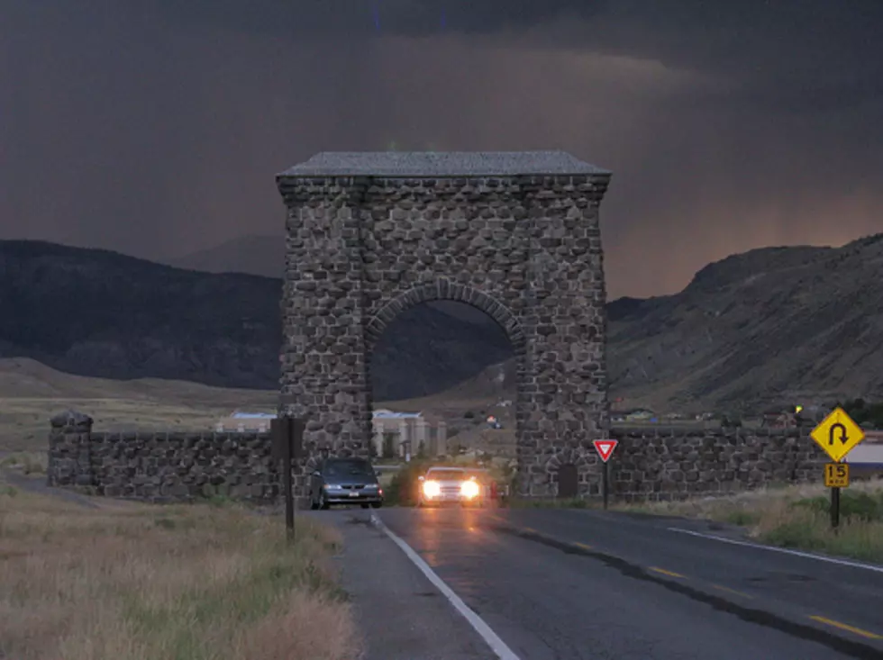 Man Fined, Jailed After Carving Initials Into Yellowstone Park’s Roosevelt Arch