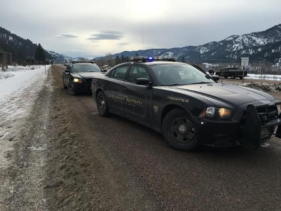 Highway Chase Ends with Stop Sticks on I-90