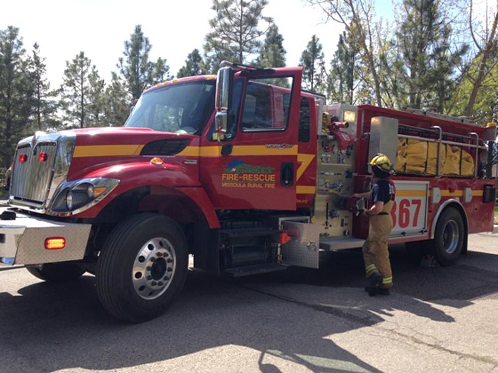 Missoula Rural Fire Crews Make Short Work of Mount Avenue Garage Fire