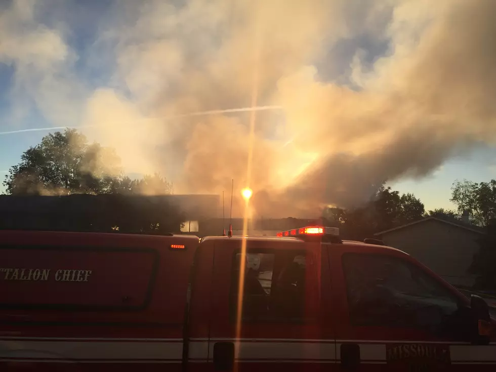 Fire Engulfs Garage in Missoula’s South Hills