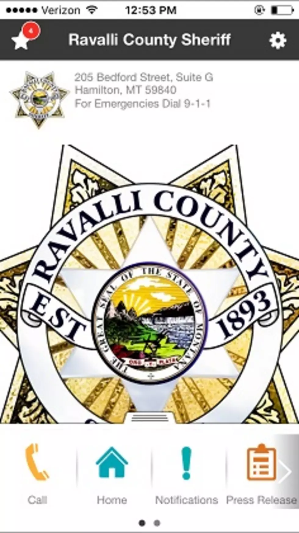 Ravalli County Sheriff&#8217;s Office Releases New Smartphone App