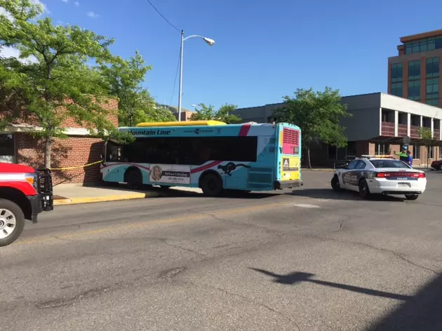 Mountain Line Bus Crashes Into Missoula Police Detective Headquarters