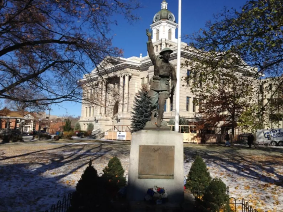 Veterans Day is Friday With Traditional Ceremony At Courthouse Dough Boy Statue