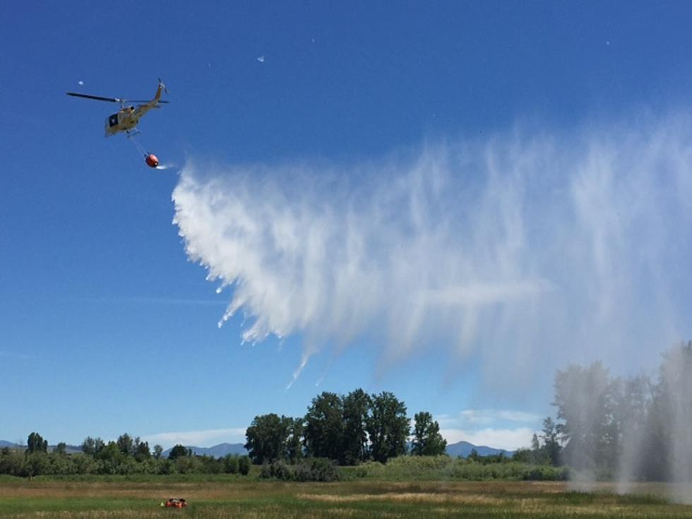 Frenchtown – Missoula Rural – Florence Firefighters Get Helicopter Water Drop Training