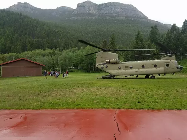 National Guard Helicopters Rescue Stranded Bible School Campers