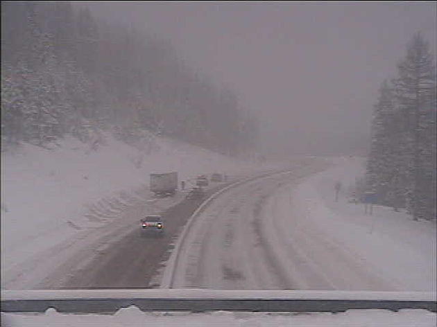DOT Removing Two Avalanches on I-90 Near Lookout Pass
